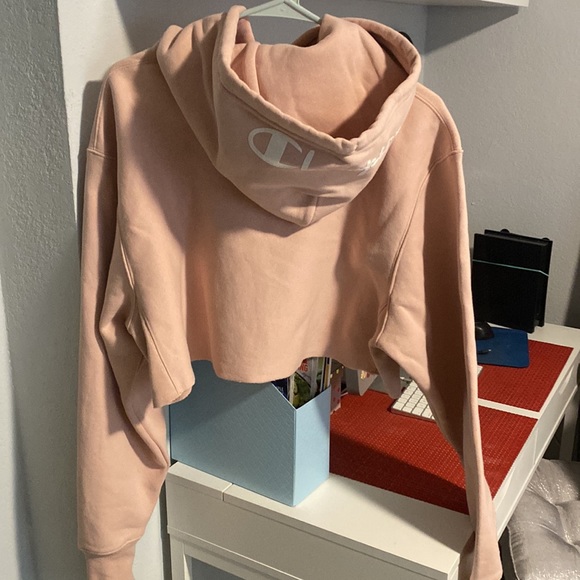 Champion pink cropped hoodie - Picture 5 of 11